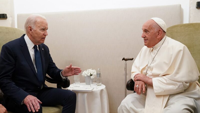 Biden awards Pope Francis with highest civilian honor, Medal of Freedom, over the phone