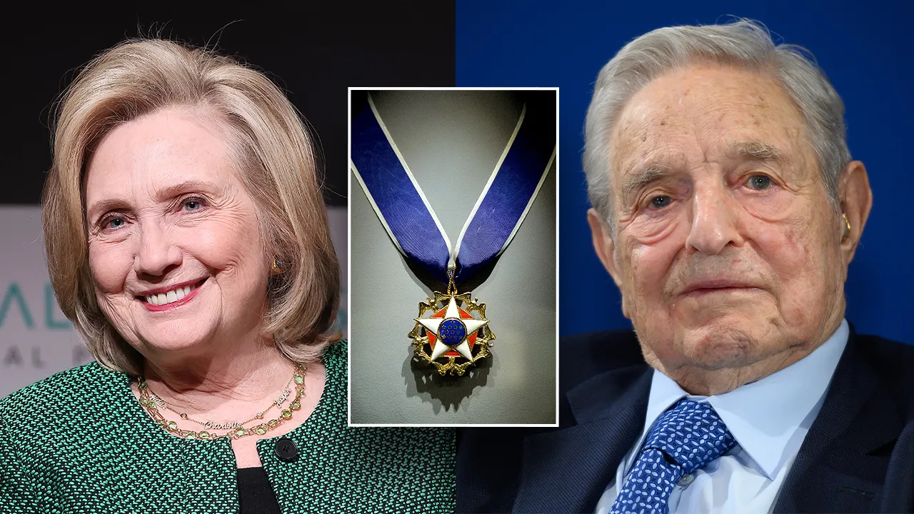 Online outrage as Biden set to award Hillary Clinton, George Soros with Presidential Medal of Freedom