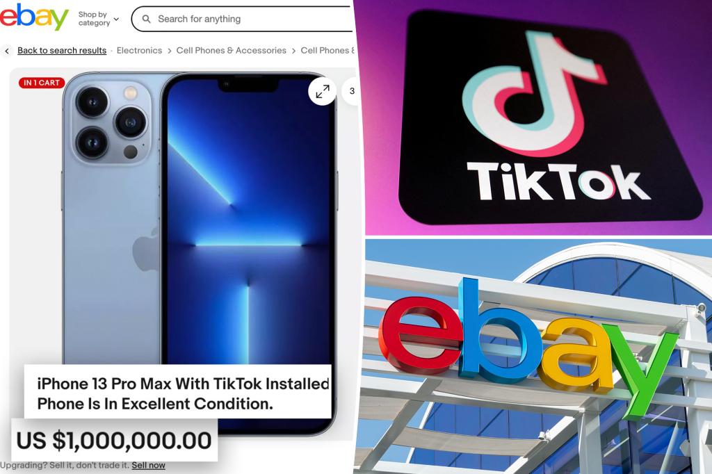 iPhones with TikTok installed going for thousands on eBay