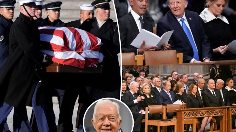 Presidents Trump, Obama, more attend Jimmy Carter funeral