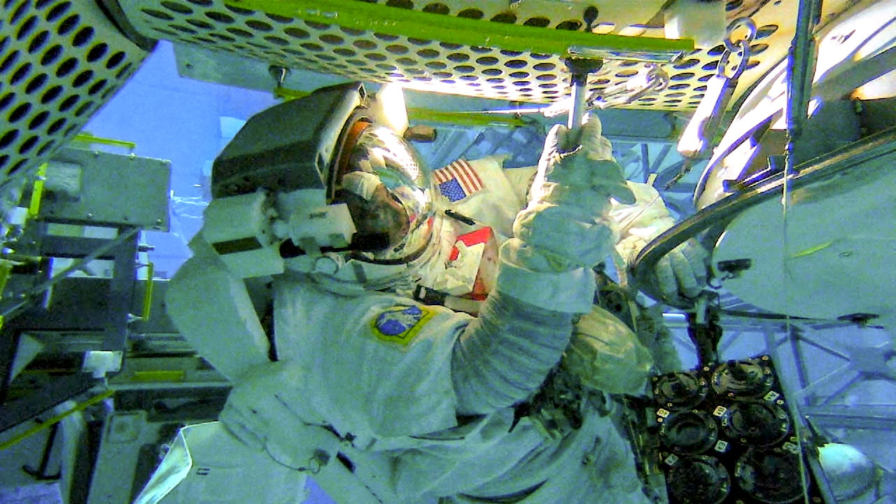 Astronauts Set to Swab the Exterior of Station for Microbial Life