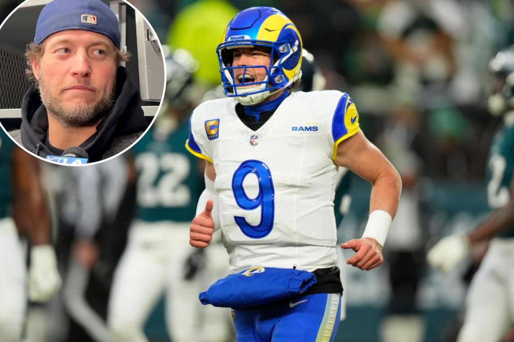 Matthew Stafford coy about future after Rams’ season ends