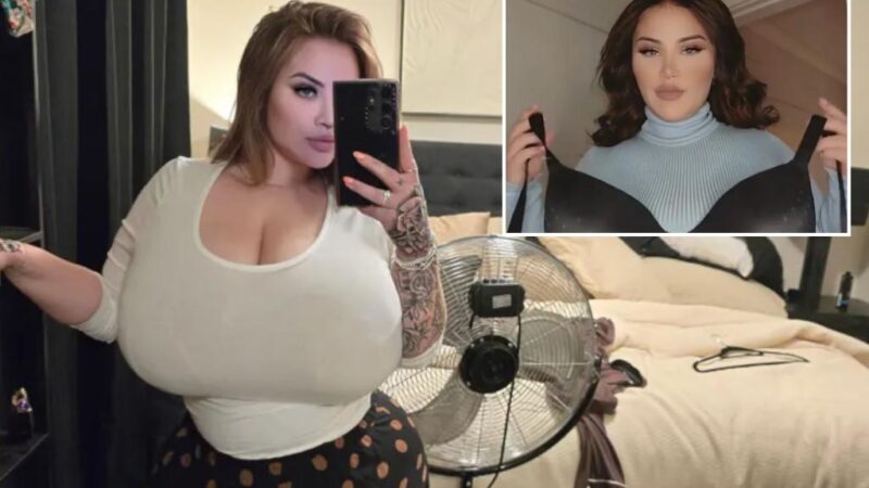 Woman’s P-cup boobs won’t stop growing due to rare condition — one bra costs $170