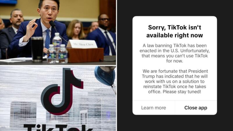 TikTok users freak out as ban shuts down app for 170M users in US