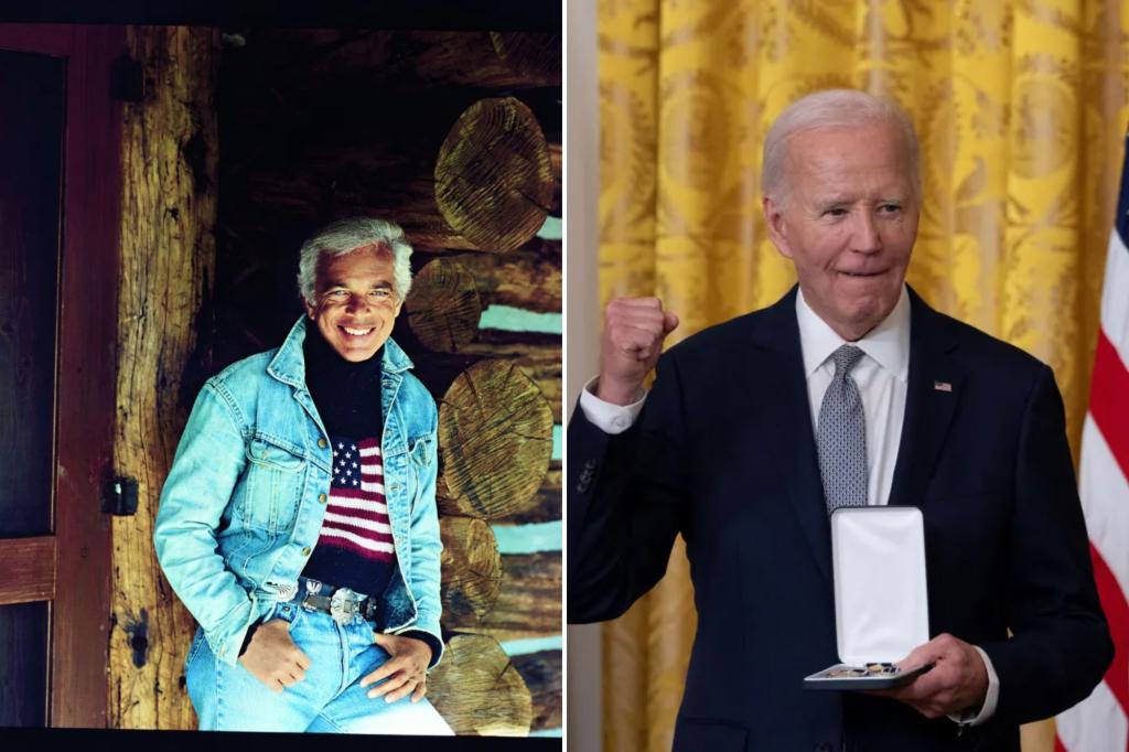 Joe Biden to award Ralph Lauren Presidential Medal of Freedom