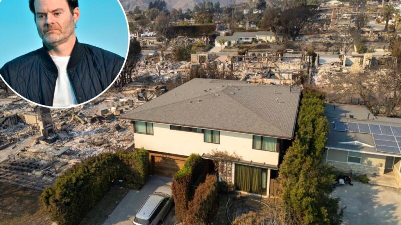 Bill Hader volunteers to help cover LA fires, discovers home was saved