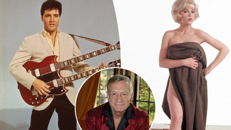 Playboy founder Hugh Hefner battled Elvis Presley’s costar over nude pics: son