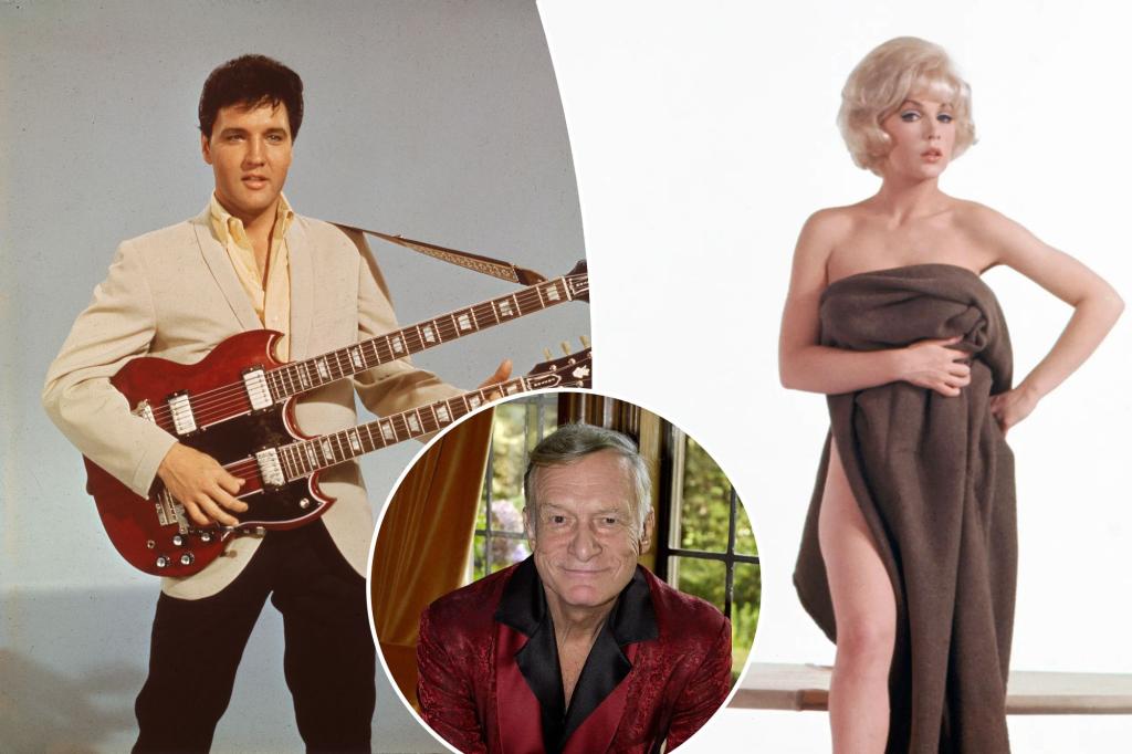 Playboy founder Hugh Hefner battled Elvis Presley’s costar over nude pics: son