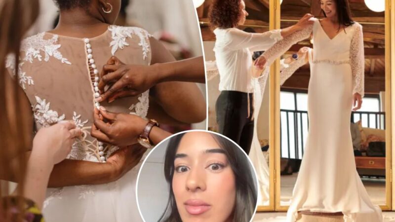 Bride shocked by ‘wild’ wedding dress secret: ‘Am I delusional?’