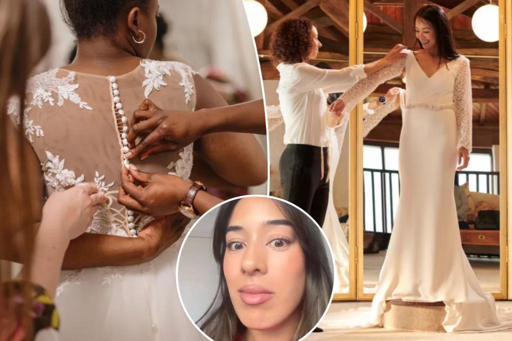 Bride shocked by ‘wild’ wedding dress secret: ‘Am I delusional?’