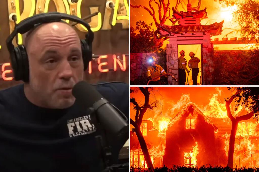 Joe Rogan’s been eerily warning a massive fire could wipe out LA for years