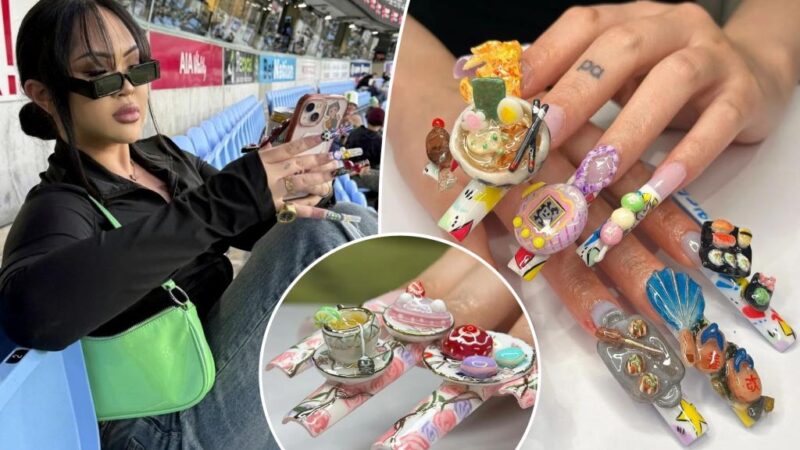 Beautician’s ‘crazy’ nail art takes 14 hours to create — and can cost up to $1.8K