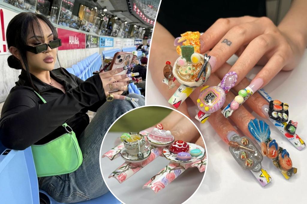 Beautician’s ‘crazy’ nail art takes 14 hours to create — and can cost up to $1.8K