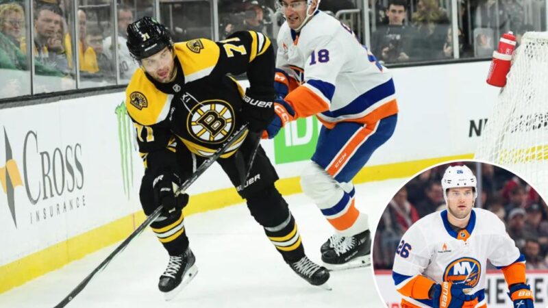 Ex-Islanders bust Oliver Wahlstrom thankful for fresh start with Bruins