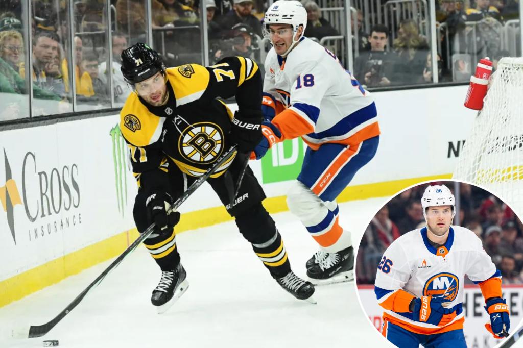 Ex-Islanders bust Oliver Wahlstrom thankful for fresh start with Bruins