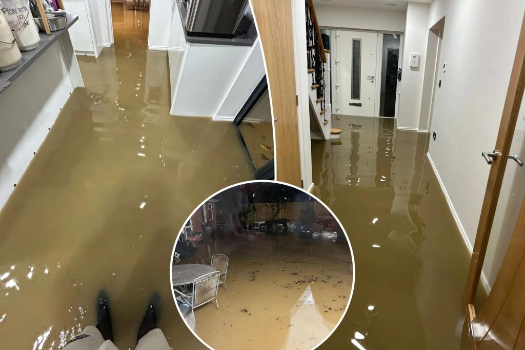 UK family’s home floods just days after completing repairs from a 2024 flood