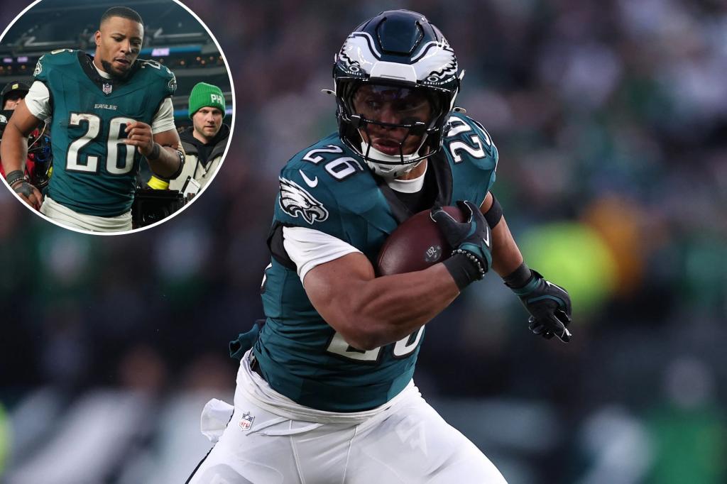 Giants fans can only watch Saquon Barkley’s Eagles’ football heaven