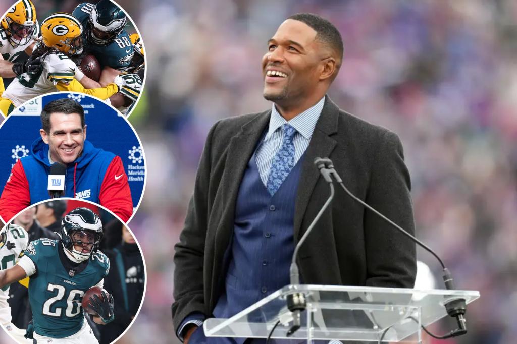 Michael Strahan needles Joe Schoen with ex-Giants powering Eagles, Packers