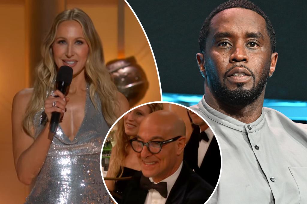 Nikki Glaser makes ruthless Diddy joke at Golden Globes 2025