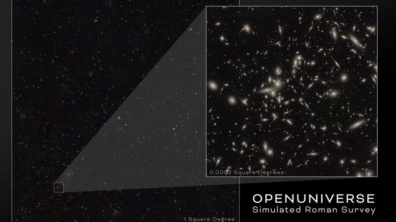 New Simulated Universe Previews Panoramas From NASA’s Roman Telescope