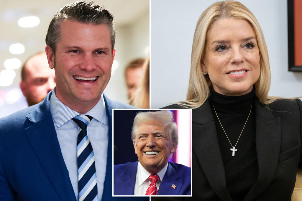 Pete Hegseth, Pam Bondi first Trump picks to face Senate confirmation hearings