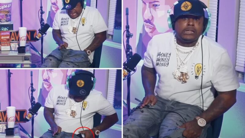 Texas rapper 2 Low fires gun through his pants during interview