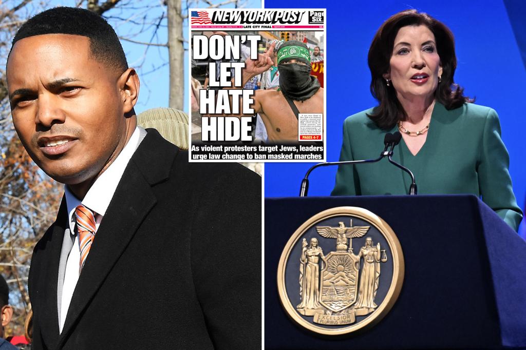 Rep. Ritchie Torres rips Hochul for sidestepping push for controversial NY mask ban in State of the State speech