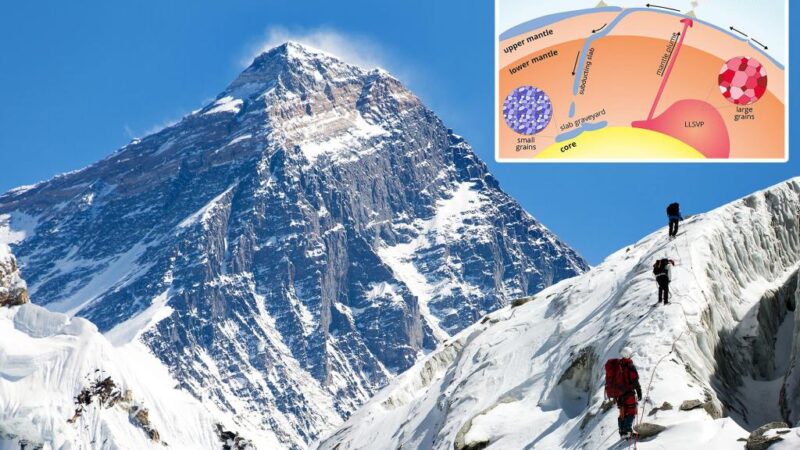 Scientists discover two hidden mountains 100 times taller than Everest