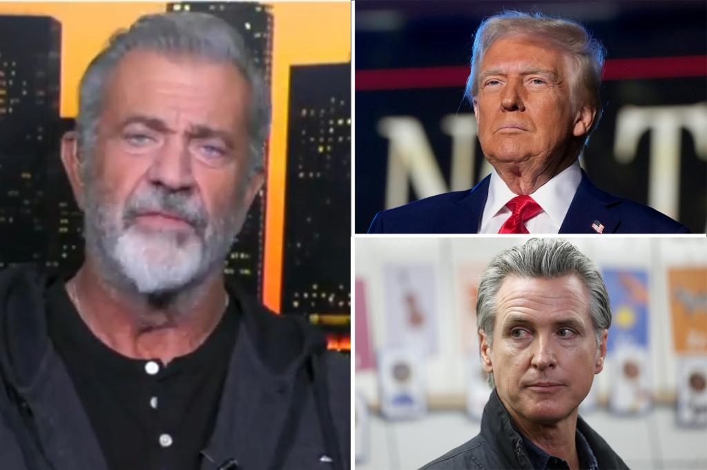 Trump’s special ambassador Mel Gibson vows to ‘fix’ Hollywood as others flee