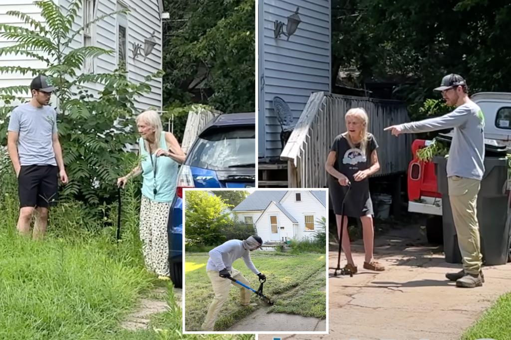 Kansas influencer SB Mowing raises over $750K for elderly homeowner who faced fine from city for overgrown lawn