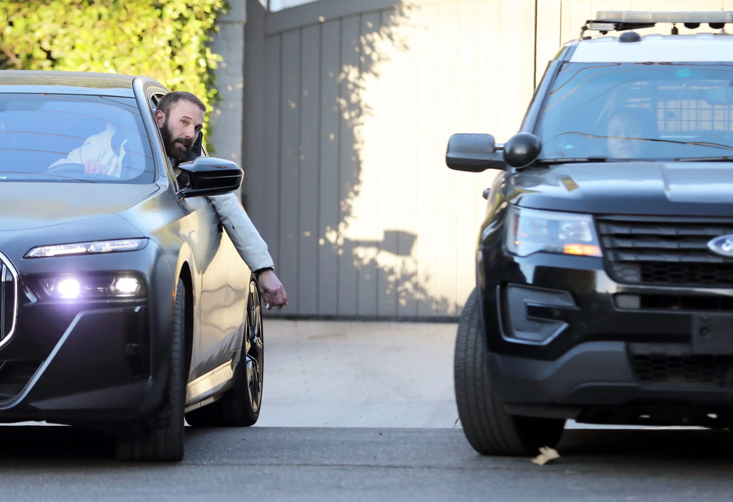 Ben Affleck speaks to police about security matter outside his Brentwood home two days after FBI visit