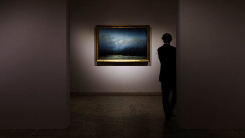 Caspar David Friedrich: A Solitary Wanderer Finding His Way in the Fog