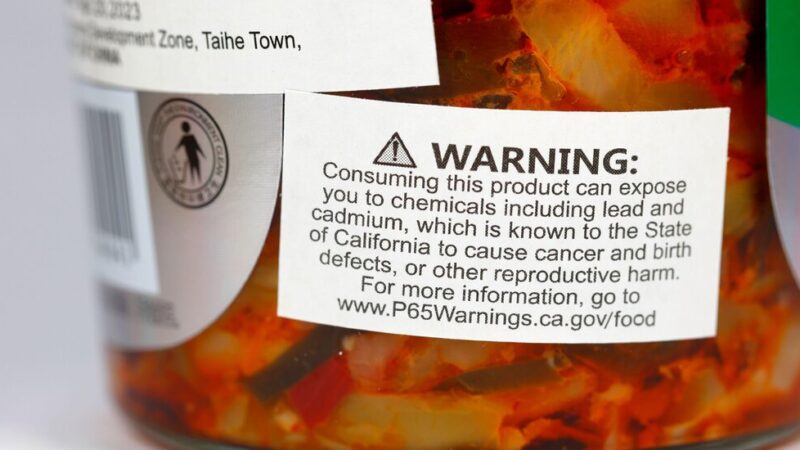 California’s Scary Product Warning Labels Might Be Working, Study Says