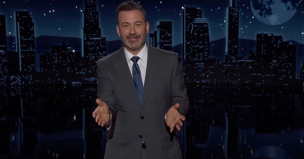 Jimmy Kimmel Pokes Fun at Trump’s Paper Straw Ban