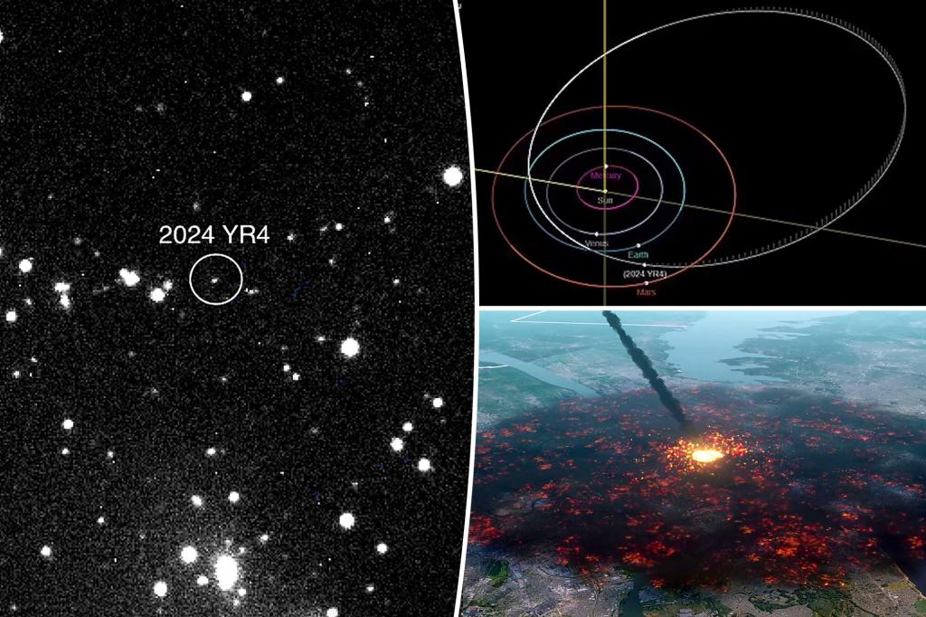 Odds of the ‘city-killing’ YR4 asteroid hitting Earth are up