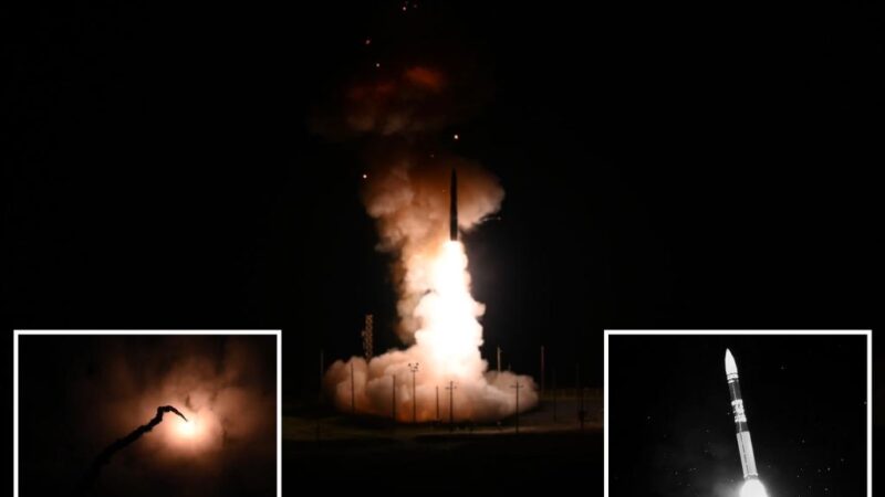 US military launches unarmed nuclear missile in Southern California