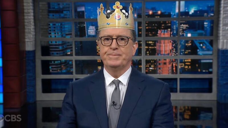 Stephen Colbert Crowns Trump the Troll King