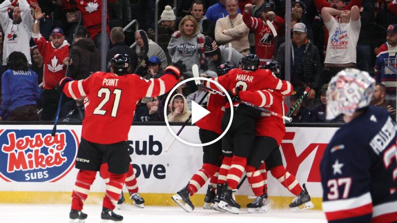 Team Canada Fans Boo During U.S. National Anthem