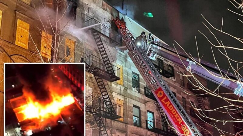 4 firefighters hurt in massive blaze at long-vacant NYC building: officials