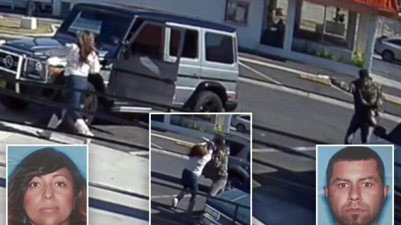 California woman chased, fatally shot in parking lot: video