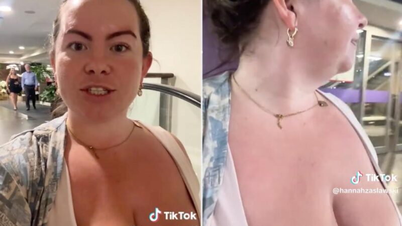 Influencer calls out strangers who stare at her G-cup breasts