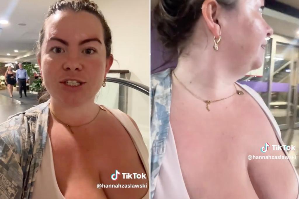 Influencer calls out strangers who stare at her G-cup breasts