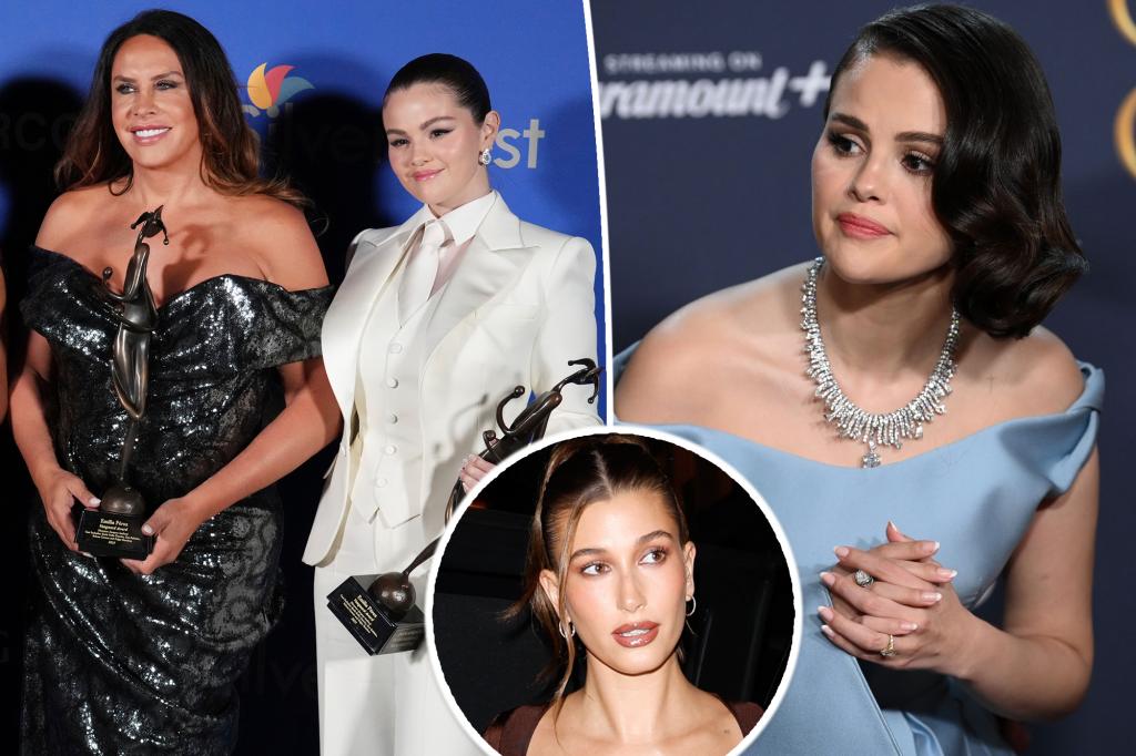 Selena Gomez’s ‘Emilia Pérez’ co-star Karla Sofía Gascón called her a ‘rich rat’ amid rumored Hailey Bieber feud