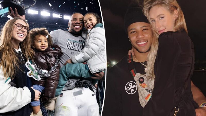 Philadelphia Eagles star Saquon Barkley engaged to Anna Congdon ahead of Super Bowl