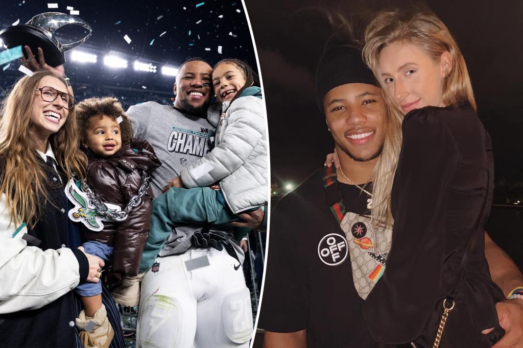 Philadelphia Eagles star Saquon Barkley engaged to Anna Congdon ahead of Super Bowl