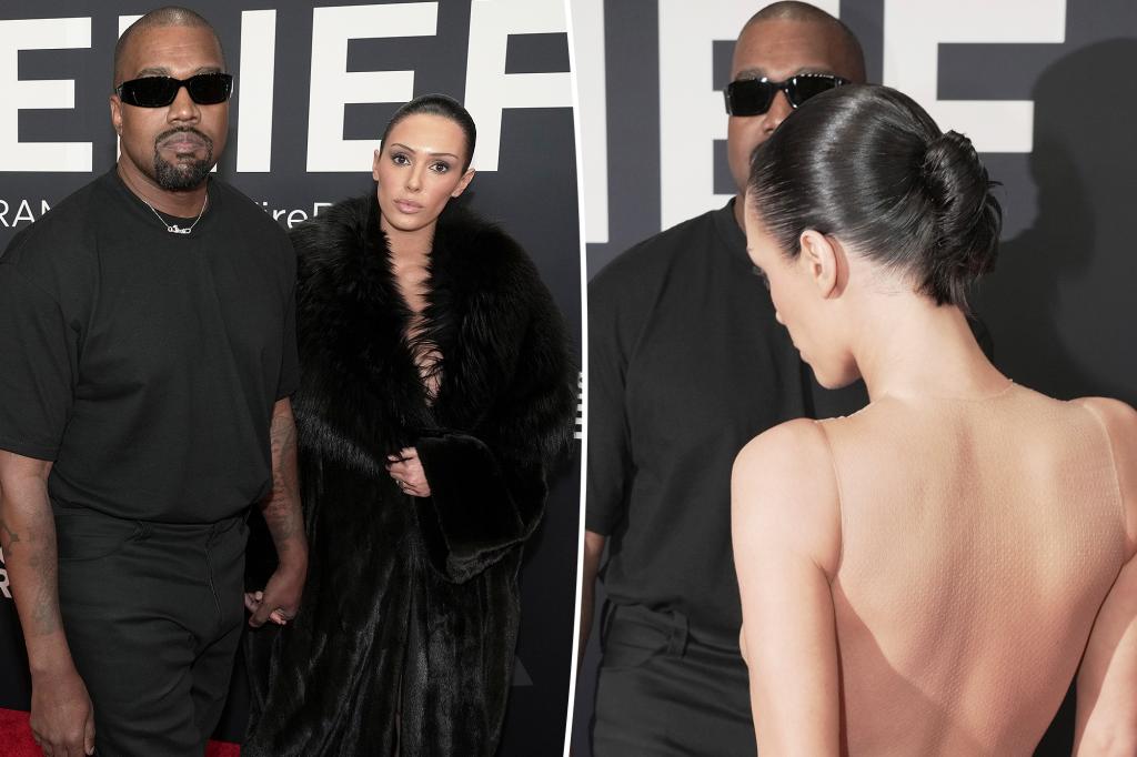 Kanye West’s wife Bianca Censori won’t be punished for Grammys look: report