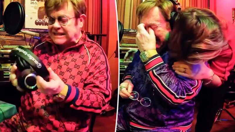 Watch Elton John throw a tantrum in ‘nightmare’ studio session