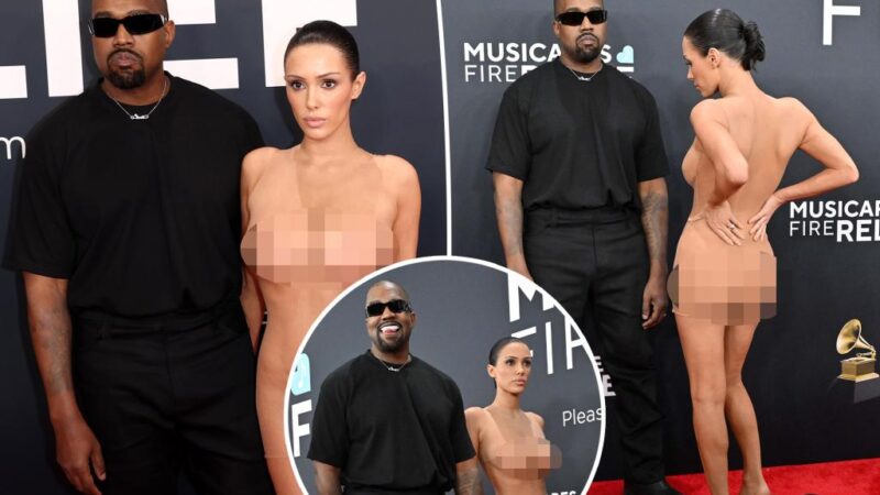 Kanye West fires back at critics over wife Bianca Censori’s nude Grammys red carpet photo