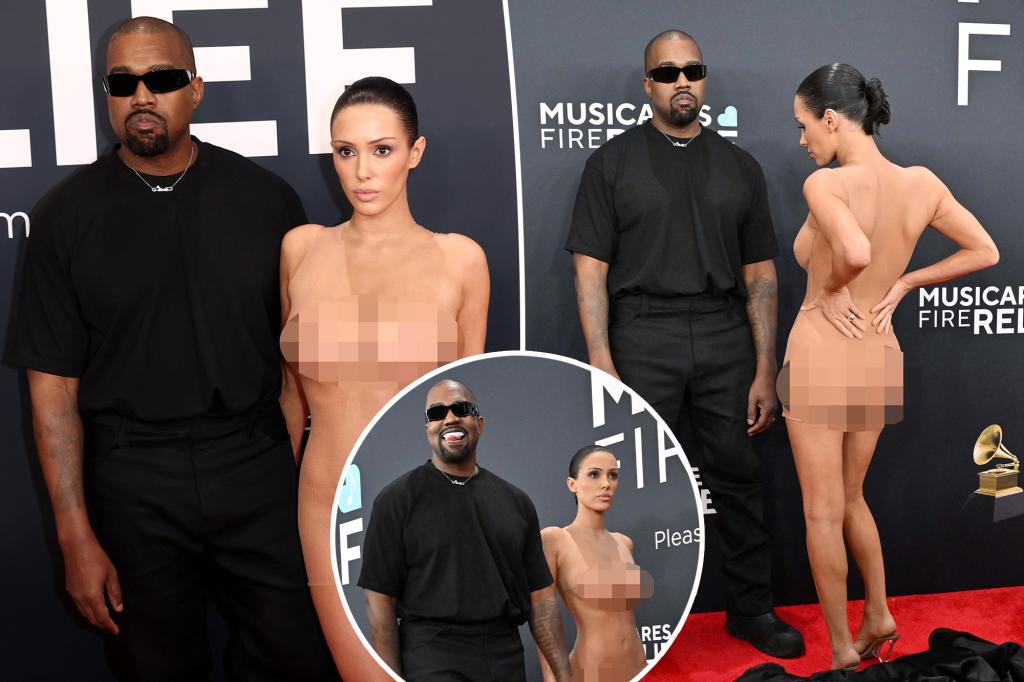 Kanye West fires back at critics over wife Bianca Censori’s nude Grammys red carpet photo