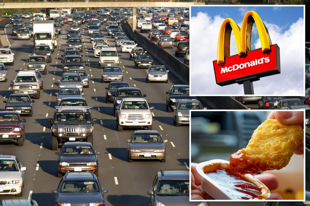 Traffic delays drive more people to fast food: study